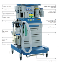 Cargar imagen en el visor de la galería, Drager Fabius GS Premium MRI Anesthesia Machine - Biomed Certified - 3.37a SOFTWARE
