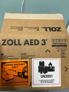 ZOLL AED 3 AUTOMATIC DEFIBRILLATOR WITH WIFI - ADULT & PEDS COMPATIBLE