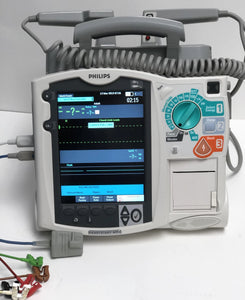 Philips Heartstart MrX Defibrillator 3 lead Analyze Monitoring